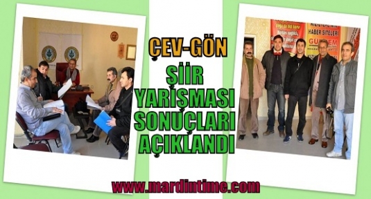 ÇEV-GÖN ŞİİR YARIŞMASI SONUÇLARI AÇIKLANDI