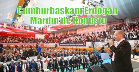 Cumhurbaşkanı Erdoğan Mardin'de Konuştu