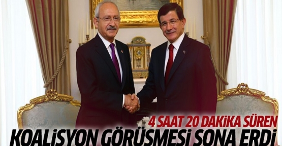 Davutoğlu ile Kılıçdaroğlu bir araya geldi