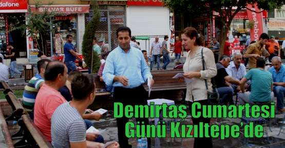 Demirtaş Cumartesi Günü Kızıltepe’de 