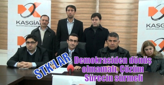 Demokrasiden dönüş olmamalı, Çözüm Süreci sürmeli