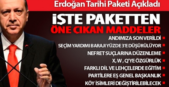 Demokratikleşme Paketi'nin Öne Çıkan Maddeleri