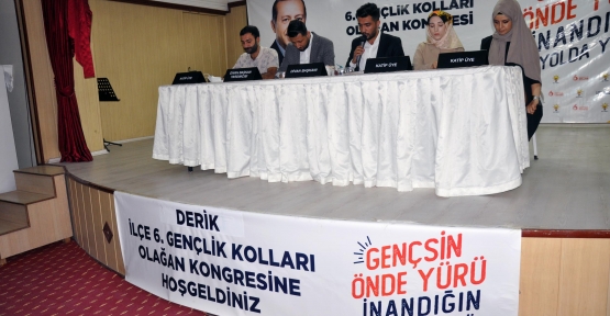 Derik Ak Parti Gençlik Kolları olağan kongresi  yapıldı