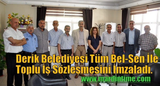 Derik Belediyesi Tüm Bel-Sen İle Toplu İş Sözleşmesini İmzaladı.