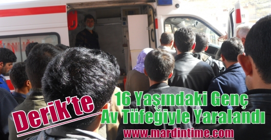 Derik’te 16 Yaşındaki Genç Av Tüfeğiyle Yaralandı		