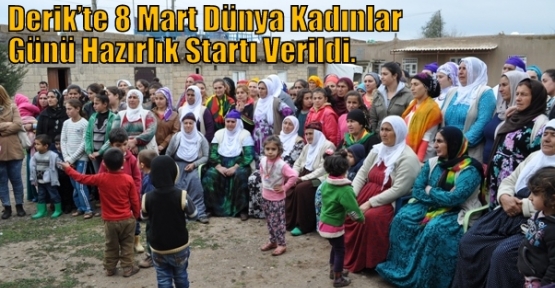  Derik’te 8 Mart Dünya Kadınlar Günü Hazırlık Startı Verildi.