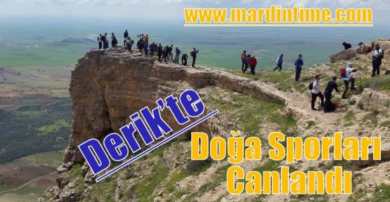 Derik’te Doğa Sporları Canlandı