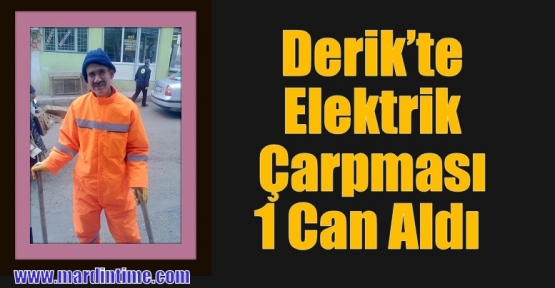 Derik’te Elektrik Çarpması 1 Can Aldı  