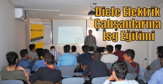 Dicle Elektrik Çalışanlarına İsg Eğitimi