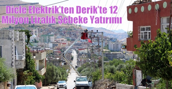 Dicle Elektrik’ten Derik’te 12 Milyon Liralık Şebeke Yatırımı 