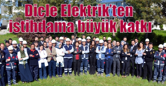 Dicle Elektrik’ten istihdama büyük katkı