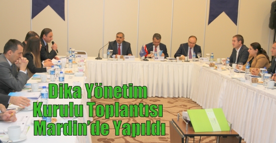 Dika Yönetim Kurulu Toplantısı Mardin’de Yapıldı