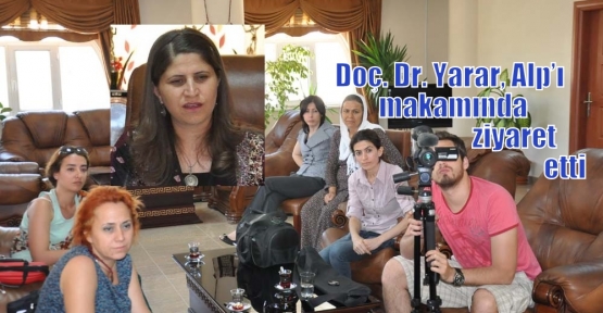 Doç. Dr. Yarar, Alp’ı makamında ziyaret etti  