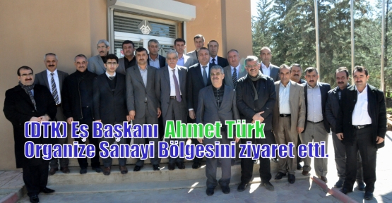 (DTK) Eş Başkanı Ahmet Türk Mardin Organize Sanayi Bölgesini  ziyaret etti.