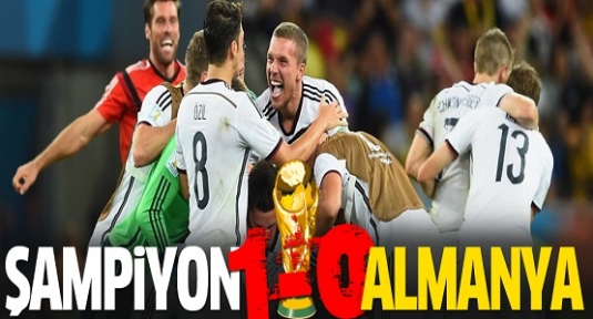 Dünya Kupası finali: Şampiyon Almanya