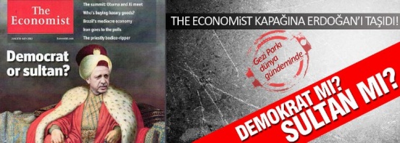 Economist dergisi, kapağına Erdoğan'ı taşıdı!