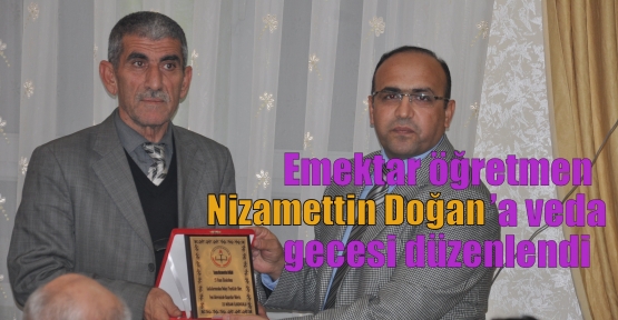 Emektar öğretmene veda