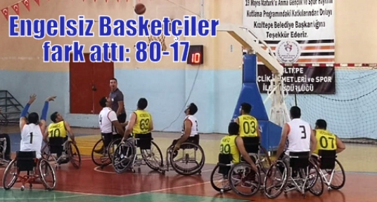 Engelsiz Basketçiler fark attı: 80-17