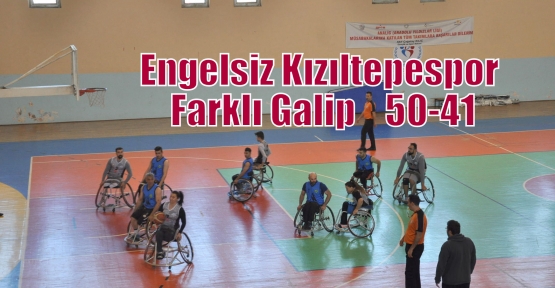 Engelsiz Kızıltepespor Farklı Galip 50-41