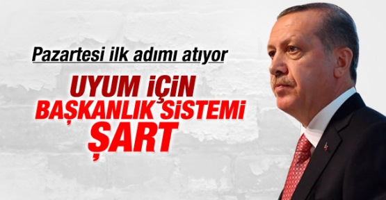 Erdoğan başkanlık sistemi ihtiyaçtır dedi