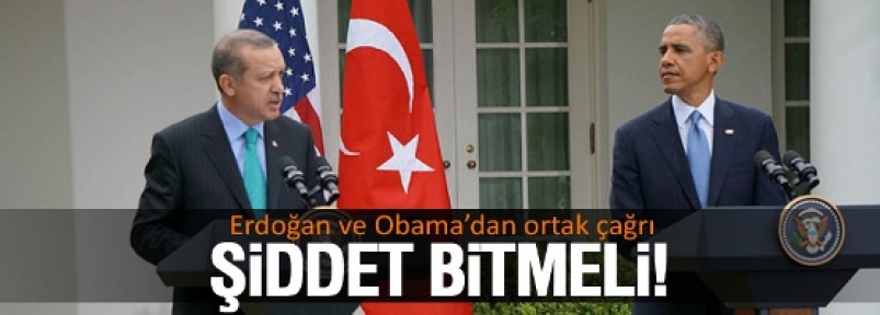 Erdoğan-Obama basın toplantısı!