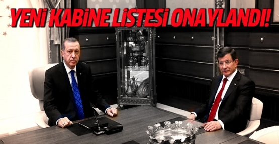 Erdoğan yeni kabineyi onayladı!