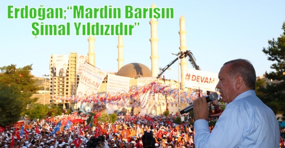 Erdoğan;“Mardin Barışın Şimal Yıldızıdır”