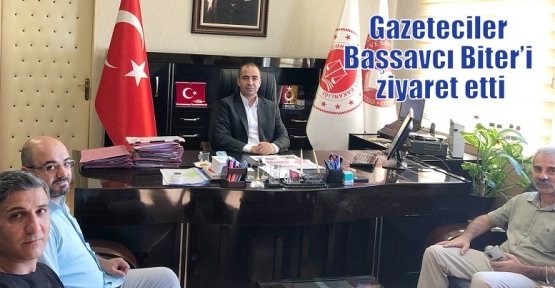 Gazeteciler Başsavcı Biter’i ziyaret etti