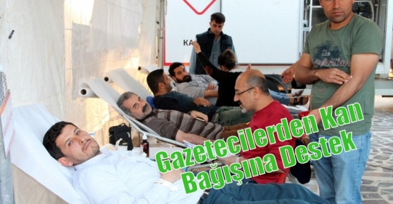 Gazetecilerden Kan Bağışına Destek