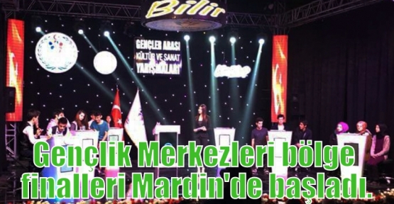 Gençlik Merkezleri bölge finalleri Mardin'de başladı.