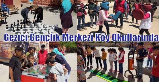 Gezici Gençlik Merkezi Köy Okullarında