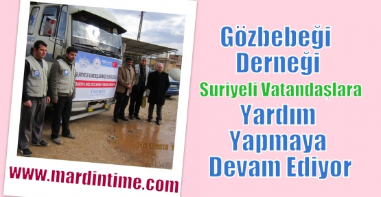 Gözbebeği  Derneği Yardım Yapmaya Devam Ediyor