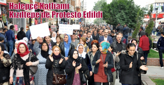 Halepçe Katliamı Kızıltepe’de Protesto Edildi