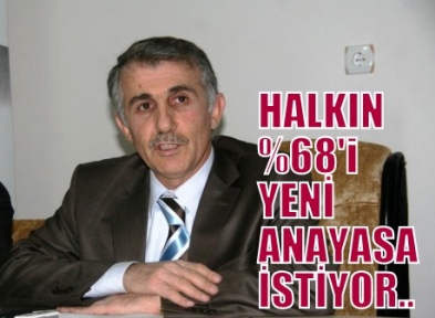 Halkın %68'i Yeni Anayasa  İstiyor..