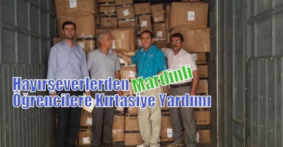 Hayırseverlerden Mardinli Öğrencilere Kırtasiye Yardımı