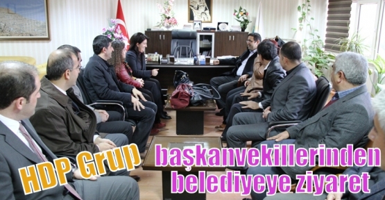 HDP Grup başkanvekillerinden belediyeye ziyaret