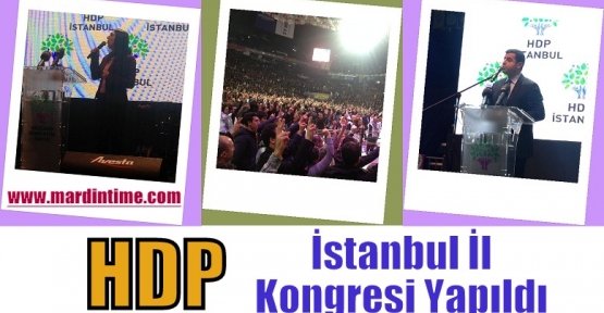 HDP İstanbul İl Kongresi Yapıldı.