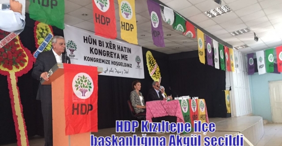HDP Kızıltepe ilçe başkanlığına Akgül seçildi