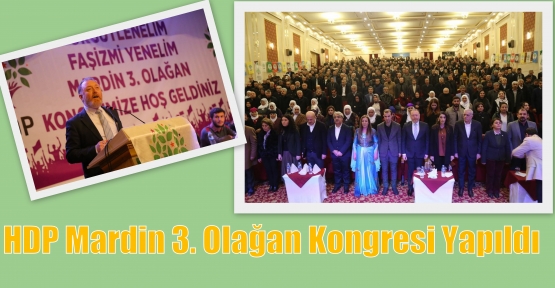 HDP Mardin 3. Olağan Kongresi Yapıldı