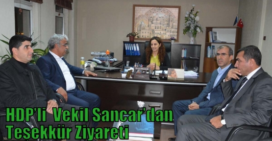 HDP’li  Vekil Sancar’dan Teşekkür Ziyareti