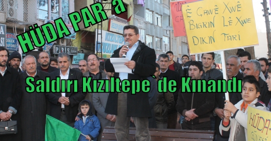 HÜDA PAR`a saldırı Kızıltepe`de Kınandı