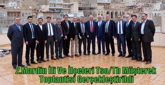 Ii.Mardin İli Ve İlçeleri Tso/Tb Müşterek Toplantisi Gerçekleştirildi