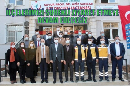  İL BAŞKANI KILIÇ, İLÇELERİMİZİ SÜREKLİ ZİYARET ETMEYE DEVAM EDECĞİZ 