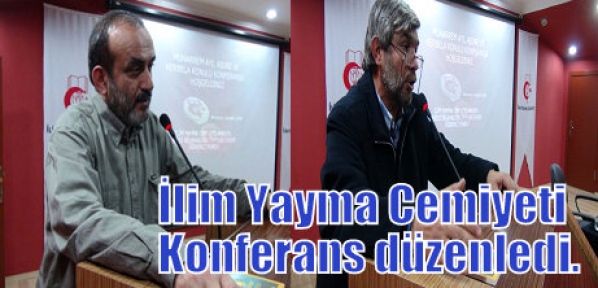 İlim Yayma Cemiyeti Mardin Şubesi Kerbela ve Kudüs konulu bir konferans düzenledi.