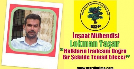 İnşaat Mühendisi  Lokman Yaşar, Artuklu ilçe Belediye Başkan Aday Adayı oldu.