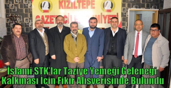 İslami STK’lar Taziye Yemeği Geleneği Kalkması İçin Fikir Alışverişinde Bulundu