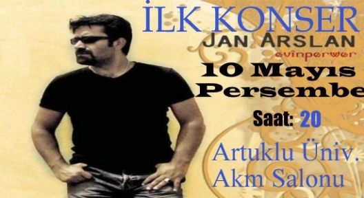 JAN ARSLAN’IN İLK KONSERİ MARDİN’DE