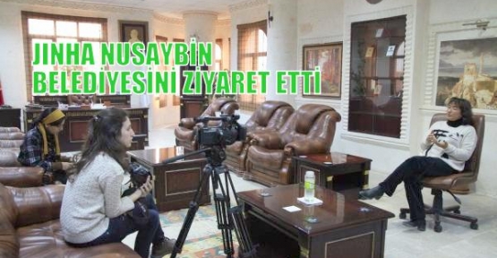 JINHA NUSAYBİN BELEDİYESİNİ ZİYARET ETTİ