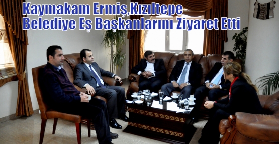 Kaymakam Ermiş,Kızıltepe Belediye Eş Başkanlarını Ziyaret Etti