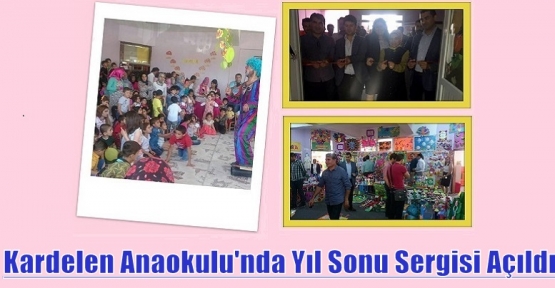 Kızıltep Kardelen Anaokulu'nda Yıl Sonu Sergisi Açıldı